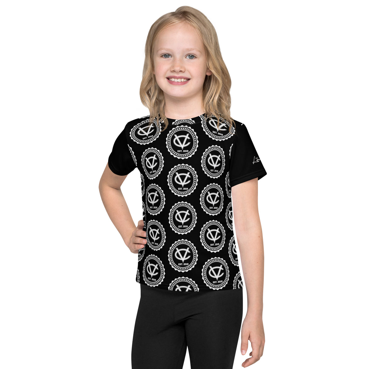 CvLs AOP Kids crew neck t-shirt