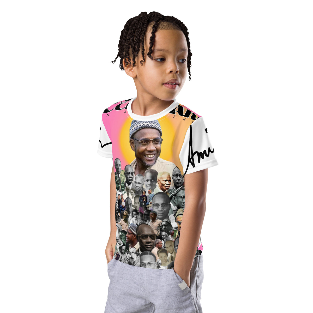 Amilcar Cabral CTN Kids crew neck t-shirt