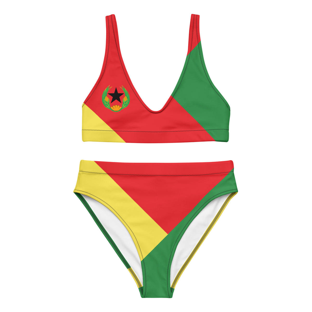 CvLs OF high-waisted bikini