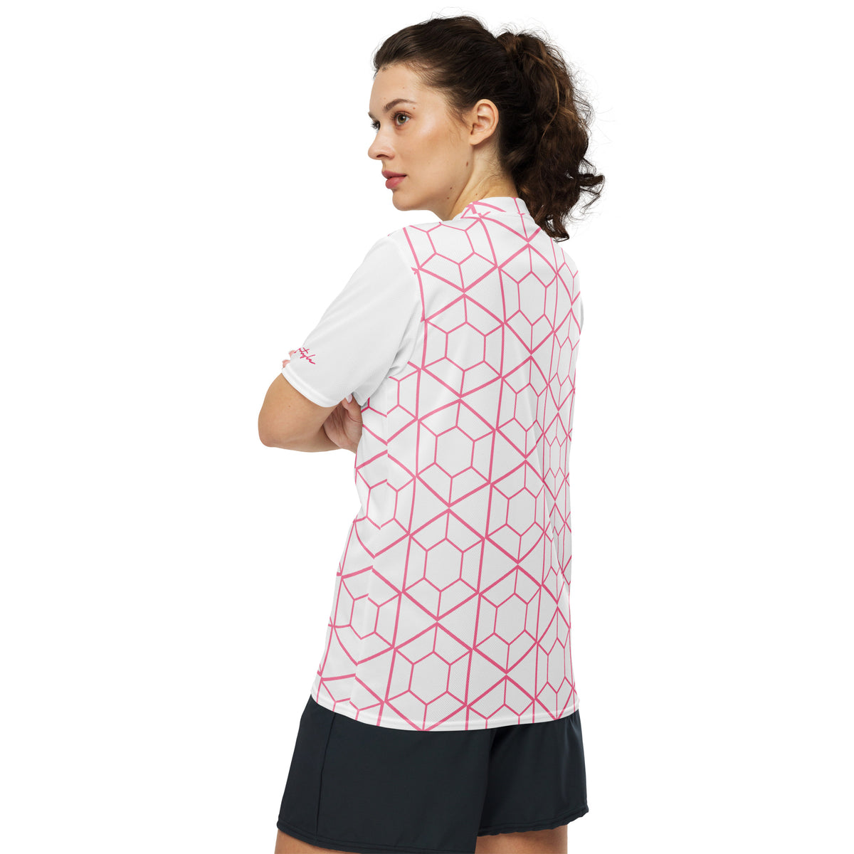 CvLs GL unisex sports jersey (White/Pink)
