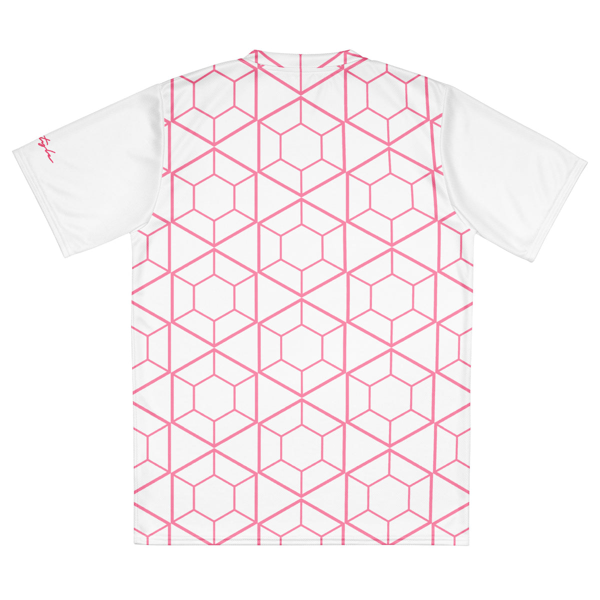 CvLs GL unisex sports jersey (White/Pink)