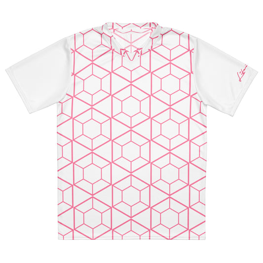 CvLs GL unisex sports jersey (White/Pink)